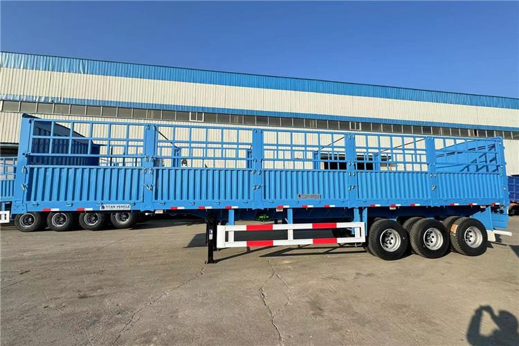 TITAN 3 Axle 60 Ton Cargo Semi Trailer for Sale In Sudan - Semireboque transporte de gado: foto 4 TITAN 3 Axle 60 Ton Cargo Semi Trailer for Sale In Sudan - Semireboque transporte de gado: foto 4