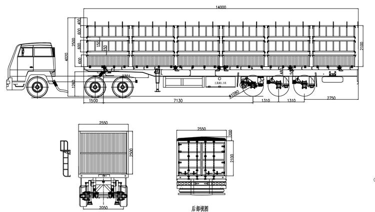 TITAN 3 Axle Cargo Fence Trailer with Air Suspension Transport Animal - Semireboque transporte de gado: foto 5 TITAN 3 Axle Cargo Fence Trailer with Air Suspension Transport Animal - Semireboque transporte de gado: foto 5