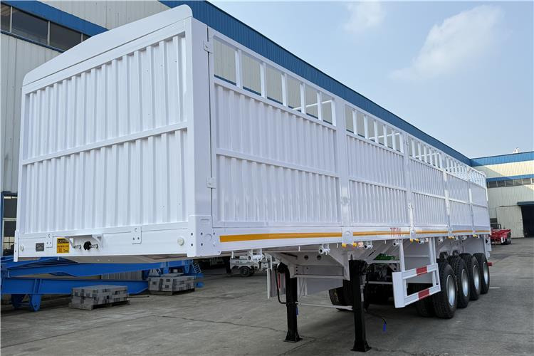 TITAN 4 Axle 80 Ton Fence Cargo Truck Trailer for Sale in Nigeria - Semireboque transporte de gado: foto 4 TITAN 4 Axle 80 Ton Fence Cargo Truck Trailer for Sale in Nigeria - Semireboque transporte de gado: foto 4
