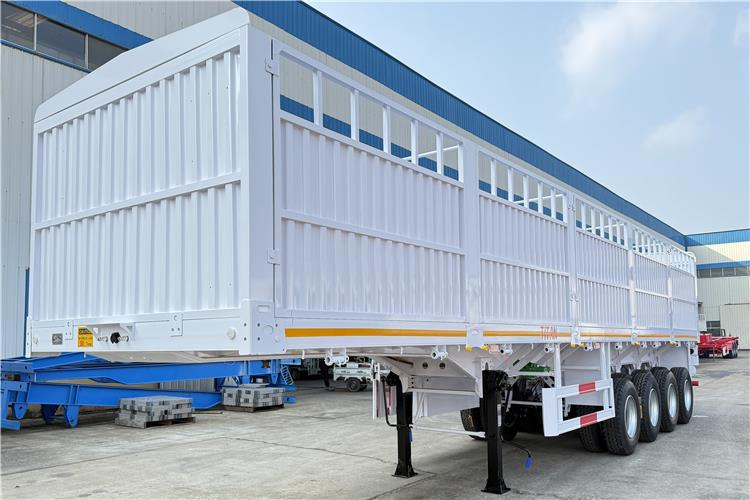 TITAN 4 Axle 80 Ton Fence Cargo Truck Trailer for Sale in Nigeria - Semireboque transporte de gado: foto 3 TITAN 4 Axle 80 Ton Fence Cargo Truck Trailer for Sale in Nigeria - Semireboque transporte de gado: foto 3