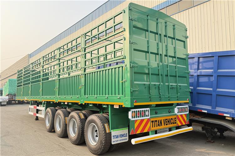TITAN 4 Axle 80 Ton Livestock Semi Trailer for Sale In Sudan - Semireboque transporte de gado: foto 2 TITAN 4 Axle 80 Ton Livestock Semi Trailer for Sale In Sudan - Semireboque transporte de gado: foto 2
