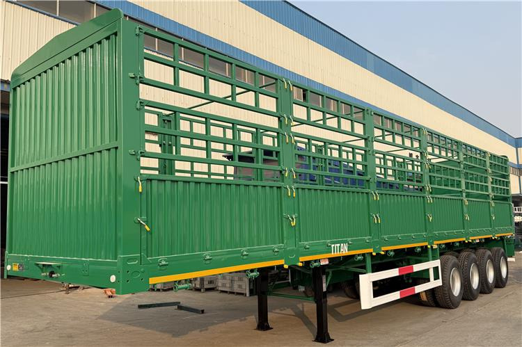 TITAN 4 Axle 80 Ton Livestock Semi Trailer for Sale In Sudan - Semireboque transporte de gado: foto 1 TITAN 4 Axle 80 Ton Livestock Semi Trailer for Sale In Sudan - Semireboque transporte de gado: foto 1