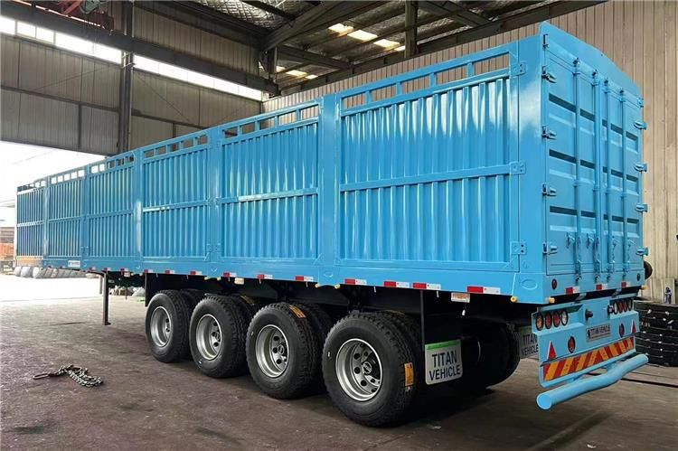 TITAN 4 Axle Fence Semi Truck Trailer for Sale price In Rwanda - Semireboque transporte de gado: foto 1 TITAN 4 Axle Fence Semi Truck Trailer for Sale price In Rwanda - Semireboque transporte de gado: foto 1