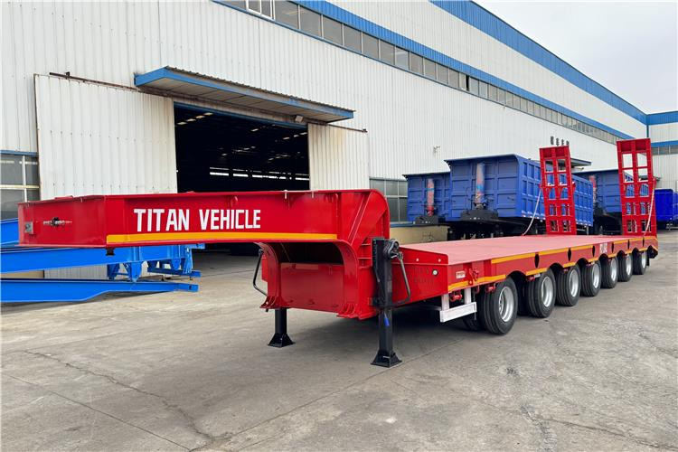 TITAN 7 Axle 120 Ton Lowbed Trailer for Sale In Saudi Arabia - Semireboque baixa: foto 3 TITAN 7 Axle 120 Ton Lowbed Trailer for Sale In Saudi Arabia - Semireboque baixa: foto 3