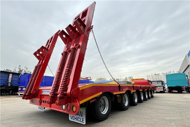 TITAN 7 Axle 120 Ton Lowbed Trailer for Sale In Saudi Arabia - Semireboque baixa: foto 2 TITAN 7 Axle 120 Ton Lowbed Trailer for Sale In Saudi Arabia - Semireboque baixa: foto 2