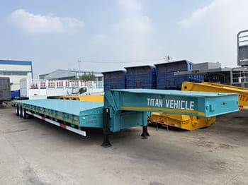 TITAN Drop Deck Semi Trailer for Sale in Kuwait - Semireboque baixa: foto 1 TITAN Drop Deck Semi Trailer for Sale in Kuwait - Semireboque baixa: foto 1