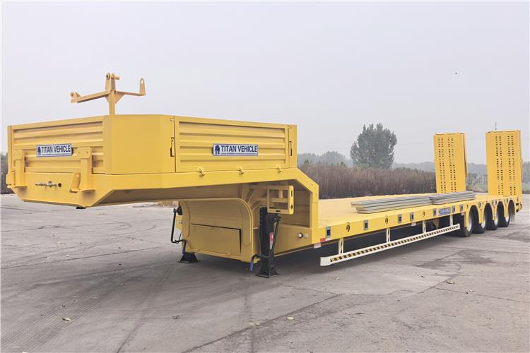 TITAN Heavy Duty 4 Low Bed Trailer for Sale Price In Guinea - Semireboque baixa: foto 2 TITAN Heavy Duty 4 Low Bed Trailer for Sale Price In Guinea - Semireboque baixa: foto 2