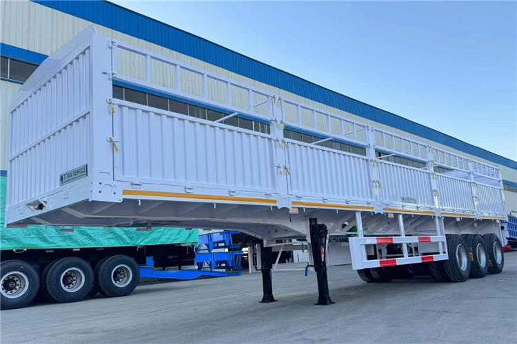 TITAN In Stock 30/40/50 Ton Fence Semi Trailer Transport Cargo Bulk In Senegal - Semireboque transporte de gado: foto 1 TITAN In Stock 30/40/50 Ton Fence Semi Trailer Transport Cargo Bulk In Senegal - Semireboque transporte de gado: foto 1