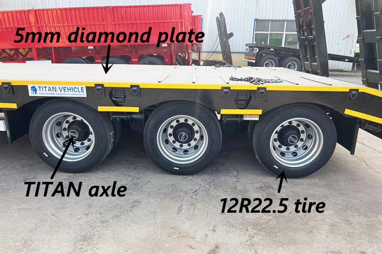 TITAN Low Bed Semi Trailer for Sale in Saudi Arabia - Semireboque baixa: foto 5 TITAN Low Bed Semi Trailer for Sale in Saudi Arabia - Semireboque baixa: foto 5