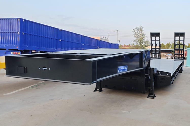 TITAN Low Bed Semi Trailer for Sale in Zambia - Semireboque baixa: foto 4 TITAN Low Bed Semi Trailer for Sale in Zambia - Semireboque baixa: foto 4