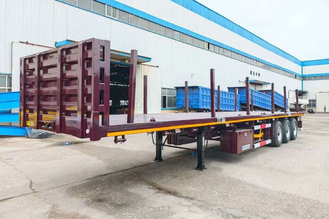 TITAN New 3 Axle Flatbed Trailers for Sale in Malawi - Semi-reboque plataforma/ Caixa aberta: foto 3 TITAN New 3 Axle Flatbed Trailers for Sale in Malawi - Semi-reboque plataforma/ Caixa aberta: foto 3