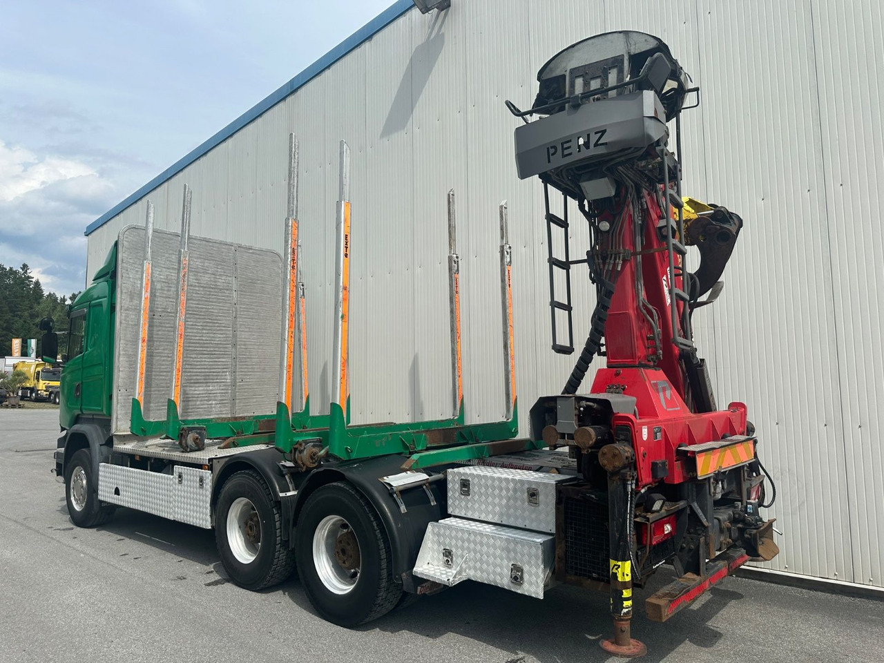 Scania R 580 V8 Penz Kran 2x Telespok - Caminhão florestal, Caminhão grua: foto 4 Scania R 580 V8 Penz Kran 2x Telespok - Caminhão florestal, Caminhão grua: foto 4