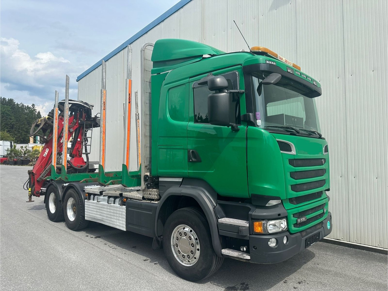 Scania R 580 V8 Penz Kran 2x Telespok - Caminhão florestal, Caminhão grua: foto 2 Scania R 580 V8 Penz Kran 2x Telespok - Caminhão florestal, Caminhão grua: foto 2