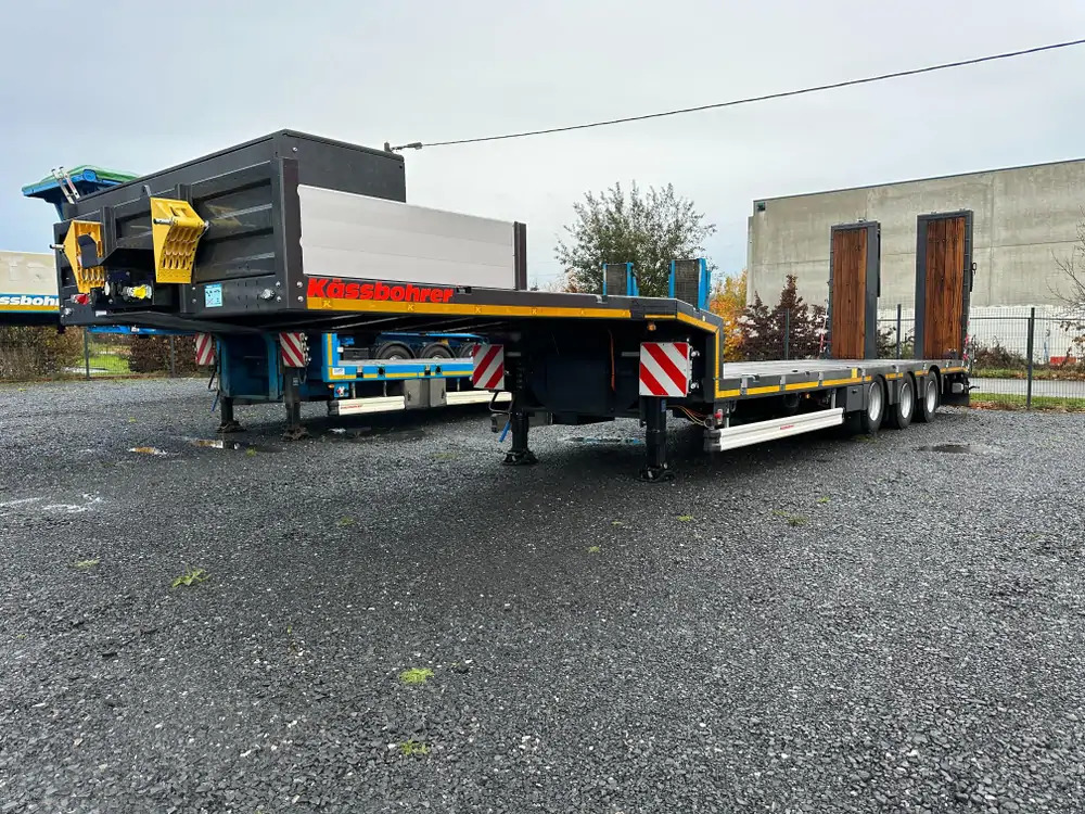 Kässbohrer essieu relevable + essieu suiveur - MATERIEL NEUF - Semireboque baixa: foto 1 Kässbohrer essieu relevable + essieu suiveur - MATERIEL NEUF - Semireboque baixa: foto 1