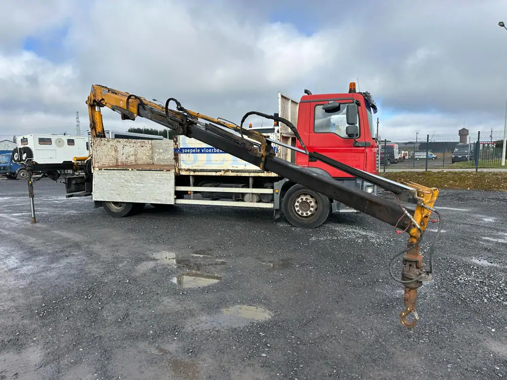 Caminhão grua, Camião de caixa aberta/ Plataforma MAN TGM 18.280 *202000 km*Grue EFFER type 120 3 S*PREMIER PROPRIO: foto 17