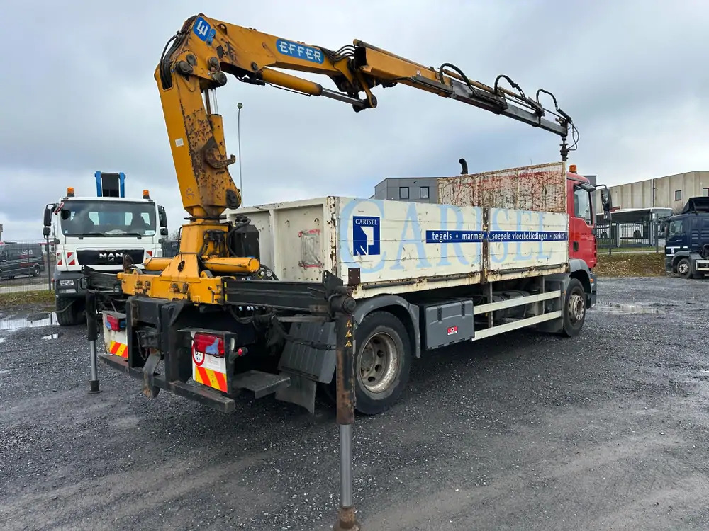 MAN TGM 18.280 *202000 km*Grue EFFER type 120 3 S*PREMIER PROPRIO - Caminhão grua, Camião de caixa aberta/ Plataforma: foto 2 MAN TGM 18.280 *202000 km*Grue EFFER type 120 3 S*PREMIER PROPRIO - Caminhão grua, Camião de caixa aberta/ Plataforma: foto 2