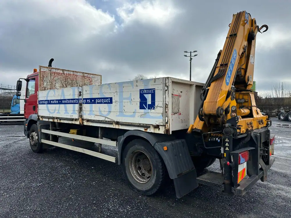 Caminhão grua, Camião de caixa aberta/ Plataforma MAN TGM 18.280 *202000 km*Grue EFFER type 120 3 S*PREMIER PROPRIO: foto 6