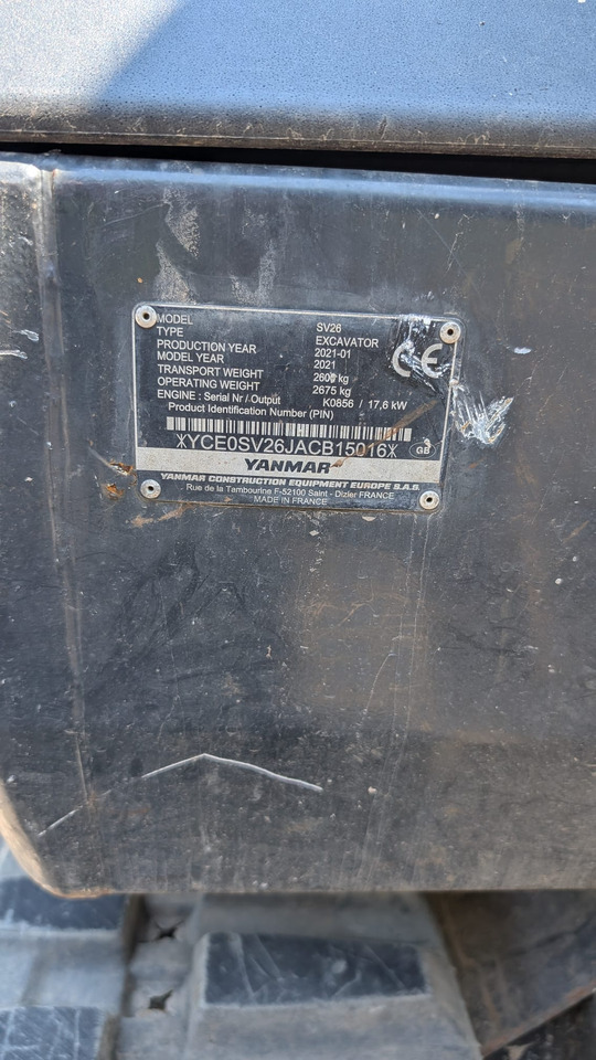 YANMAR SV26 - Mini escavadeira: foto 5 YANMAR SV26 - Mini escavadeira: foto 5