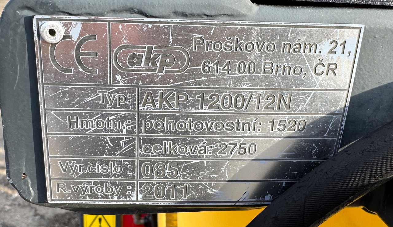 Pulverizador montado AKP 1200 - 2011 ROK - 12 M: foto 8