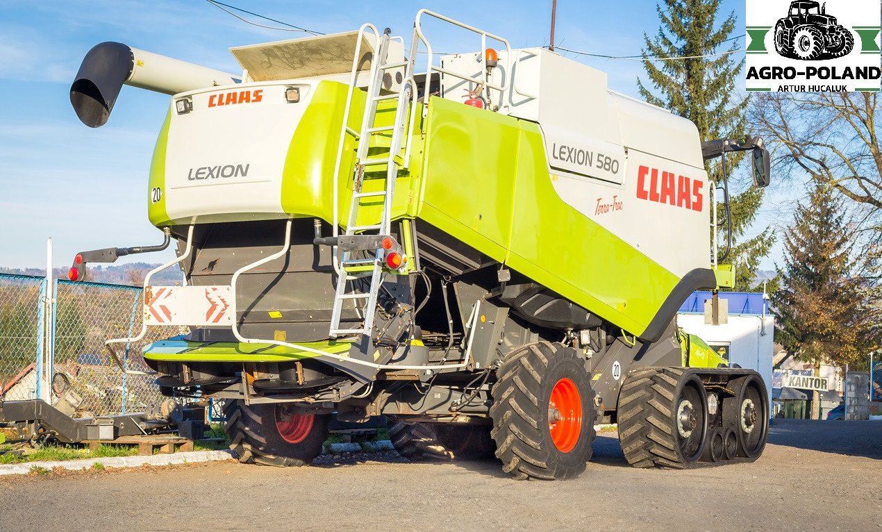 CLAAS LEXION 580 TT - 3326 h - 2008 ROK - QUANTIMETER + VARIO 750 - LASER PILOT - Ceifeira debulhadora: foto 3 CLAAS LEXION 580 TT - 3326 h - 2008 ROK - QUANTIMETER + VARIO 750 - LASER PILOT - Ceifeira debulhadora: foto 3