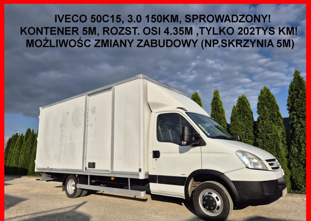 Iveco 50C15 3.0 150KM - Carrinha de contentor: foto 1 Iveco 50C15 3.0 150KM - Carrinha de contentor: foto 1