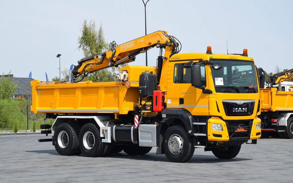 MAN TGS 26.400 / 6x4 / EURO 6 / UDT / HDS FASSI 165 / WYSUW x3 / ROTATOR / CHWYTAK / STEROWANIE RADIOWE / WZMOCNIONA RAMA / WYWROTKA / HYDROBURTA / AUTOMAT / 2017 / NOWE OPONY - 100% / NISKI PRZEBIEG  - Máquina de outro: foto 3 MAN TGS 26.400 / 6x4 / EURO 6 / UDT / HDS FASSI 165 / WYSUW x3 / ROTATOR / CHWYTAK / STEROWANIE RADIOWE / WZMOCNIONA RAMA / WYWROTKA / HYDROBURTA / AUTOMAT / 2017 / NOWE OPONY - 100% / NISKI PRZEBIEG  - Máquina de outro: foto 3