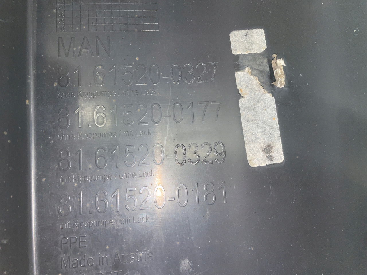 DOLNY STOPIEŃ STOPNICA MAN TGL TGM TGL-3 81615200327 - Estribo de Caminhão: foto 4 DOLNY STOPIEŃ STOPNICA MAN TGL TGM TGL-3 81615200327 - Estribo de Caminhão: foto 4