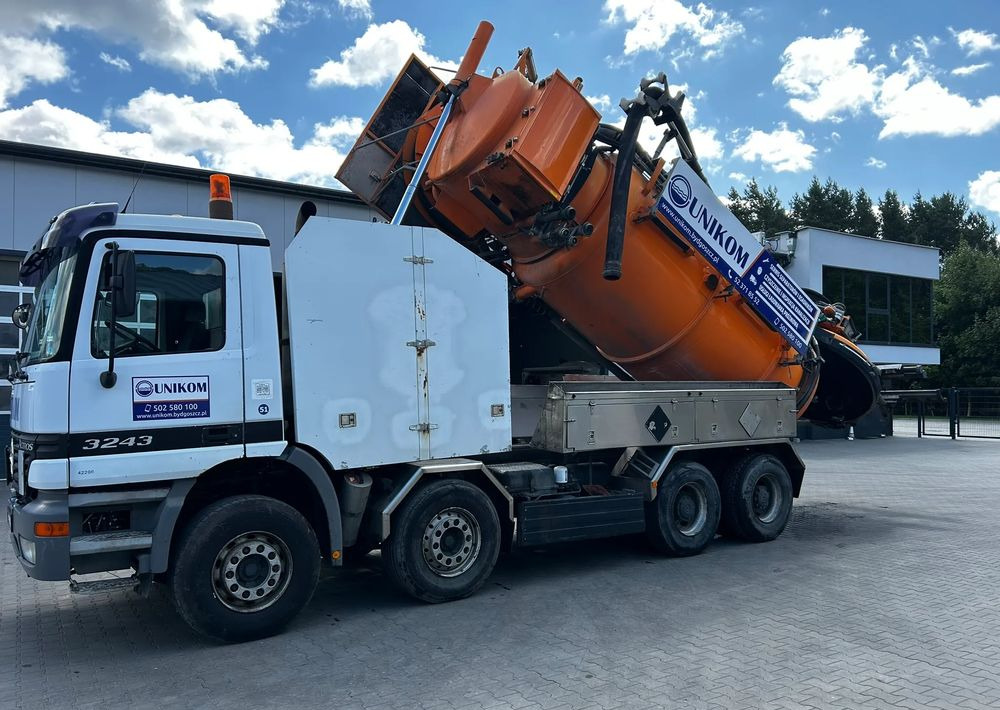 Mercedes-Benz ACTROS 3243 KAISER AQUASTER WUKO - Caminhão limpa fossa: foto 1 Mercedes-Benz ACTROS 3243 KAISER AQUASTER WUKO - Caminhão limpa fossa: foto 1