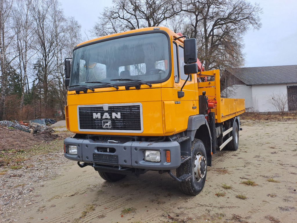 MAN 19.403 Pritsche 4x4 mit Palfingerkran PK 21000 mit Funk - Fernbedienung - Caminhão grua: foto 5 MAN 19.403 Pritsche 4x4 mit Palfingerkran PK 21000 mit Funk - Fernbedienung - Caminhão grua: foto 5