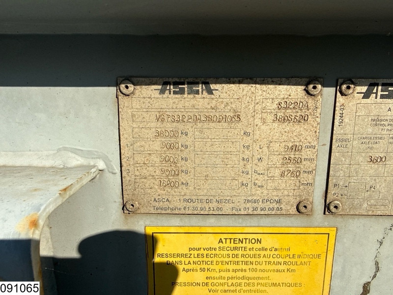 ASCA Chassis 10 / 20 / 30 ft, ADR - Semireboque transportador de contêineres/ Caixa móvel: foto 4 ASCA Chassis 10 / 20 / 30 ft, ADR - Semireboque transportador de contêineres/ Caixa móvel: foto 4