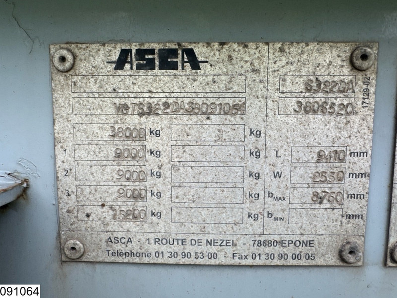 ASCA Chassis 10 / 20 / 30 ft, ADR - Semireboque transportador de contêineres/ Caixa móvel: foto 4 ASCA Chassis 10 / 20 / 30 ft, ADR - Semireboque transportador de contêineres/ Caixa móvel: foto 4