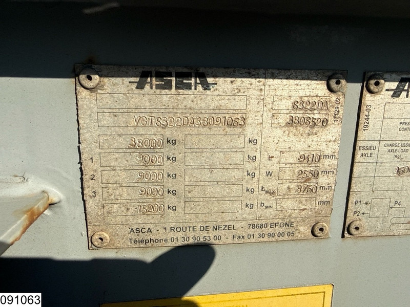 ASCA Chassis 10 / 20 / 30 ft, ADR - Semireboque transportador de contêineres/ Caixa móvel: foto 4 ASCA Chassis 10 / 20 / 30 ft, ADR - Semireboque transportador de contêineres/ Caixa móvel: foto 4