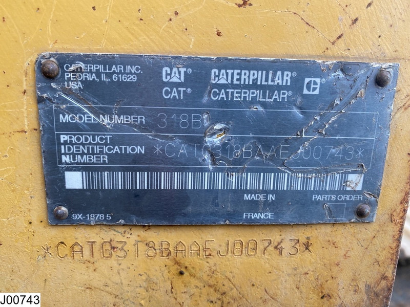 Caterpillar 318 B 86 KW, Crawler Excavator - Escavadora de rastos: foto 3 Caterpillar 318 B 86 KW, Crawler Excavator - Escavadora de rastos: foto 3