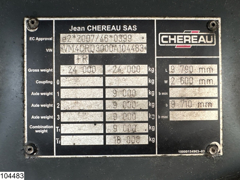 Chereau Autonoom Carrier Vector 1350 - Reboque frigorífico: foto 4 Chereau Autonoom Carrier Vector 1350 - Reboque frigorífico: foto 4