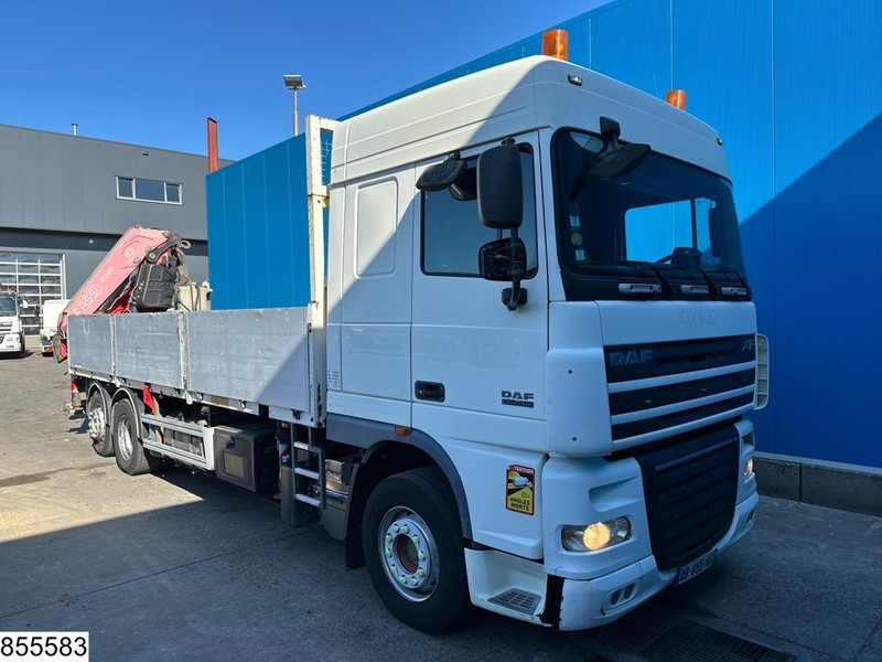 DAF XF 410 6x2, Fassi, Retarder, Remote - Camião de caixa aberta/ Plataforma, Caminhão grua: foto 3 DAF XF 410 6x2, Fassi, Retarder, Remote - Camião de caixa aberta/ Plataforma, Caminhão grua: foto 3