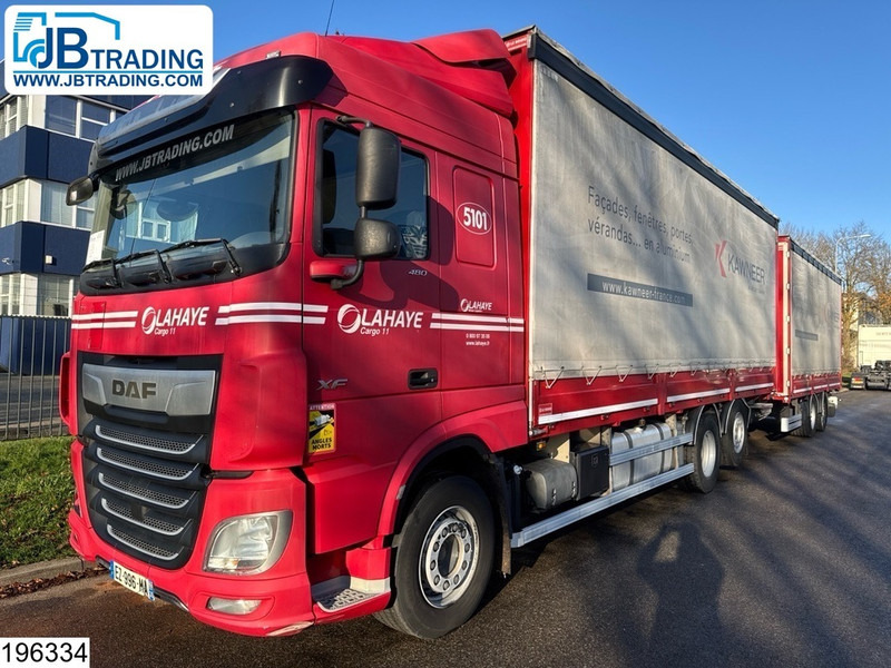 DAF XF 480 6x2, EURO 6, Combi, Dhollandia, 110 m3 - Caminhão com lona: foto 1 DAF XF 480 6x2, EURO 6, Combi, Dhollandia, 110 m3 - Caminhão com lona: foto 1