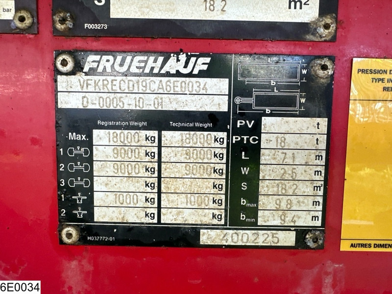 Fruehauf Tautliner - Reboque de lona: foto 5 Fruehauf Tautliner - Reboque de lona: foto 5