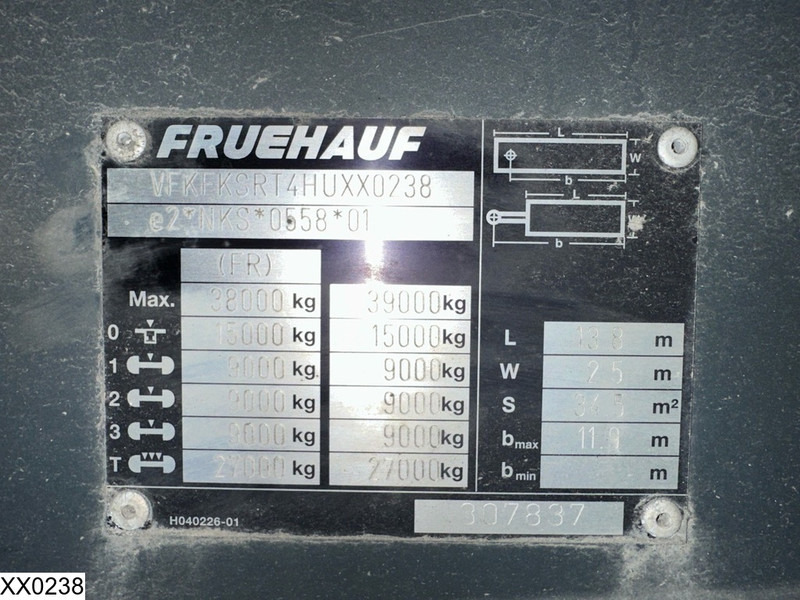 Fruehauf gesloten bak - Semireboque furgão: foto 5 Fruehauf gesloten bak - Semireboque furgão: foto 5
