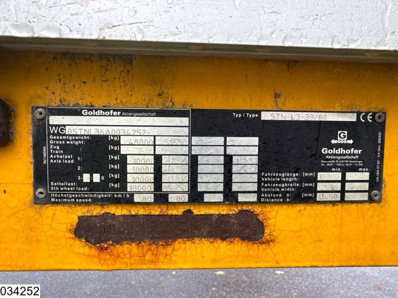Goldhofer Lowbed 48,000 kg, Steering axle - Semireboque baixa: foto 4 Goldhofer Lowbed 48,000 kg, Steering axle - Semireboque baixa: foto 4