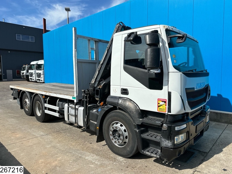 Iveco Stralis 310 6x2, EURO 5 EEV, HIAB, Remote, Steerling axle - Camião de caixa aberta/ Plataforma, Caminhão grua: foto 5 Iveco Stralis 310 6x2, EURO 5 EEV, HIAB, Remote, Steerling axle - Camião de caixa aberta/ Plataforma, Caminhão grua: foto 5