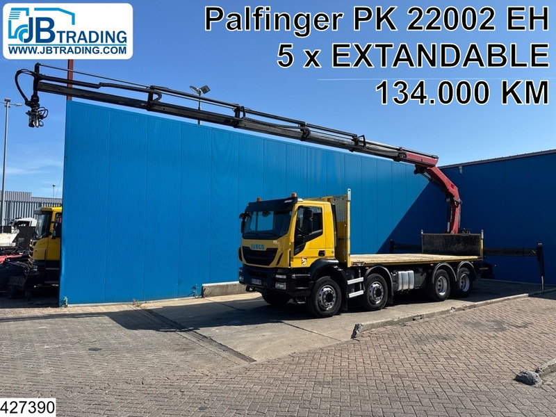 Iveco Stralis 480 8X4, EURO 6D, Retarder, Palfinger - Camião de caixa aberta/ Plataforma, Caminhão grua: foto 1 Iveco Stralis 480 8X4, EURO 6D, Retarder, Palfinger - Camião de caixa aberta/ Plataforma, Caminhão grua: foto 1