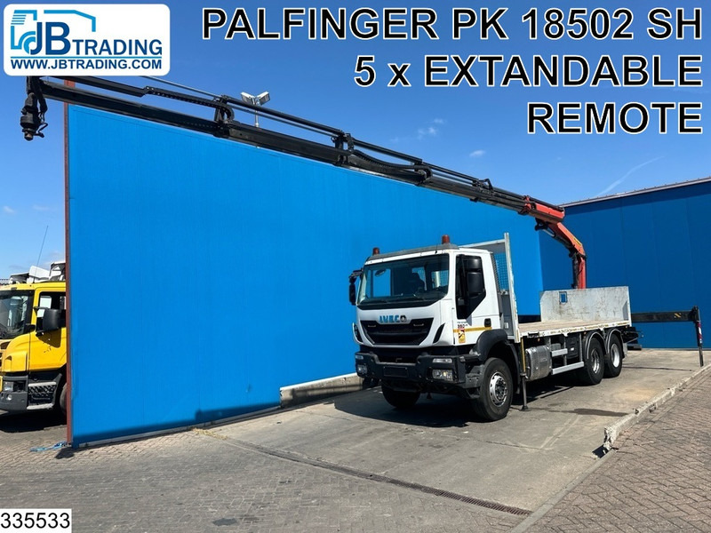 Iveco Trakker 360 6X4, EURO 6, Palfinger, Remote - Camião de caixa aberta/ Plataforma, Caminhão grua: foto 1 Iveco Trakker 360 6X4, EURO 6, Palfinger, Remote - Camião de caixa aberta/ Plataforma, Caminhão grua: foto 1
