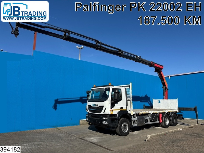 Iveco X-Way 360 6X4, EURO 6, Steel suspension, Palfinger - Camião de caixa aberta/ Plataforma, Caminhão grua: foto 1 Iveco X-Way 360 6X4, EURO 6, Steel suspension, Palfinger - Camião de caixa aberta/ Plataforma, Caminhão grua: foto 1