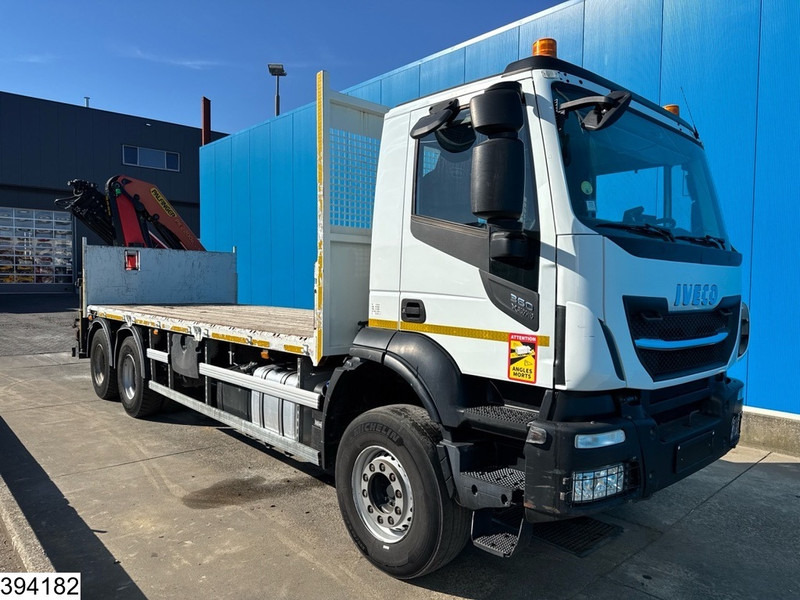 Iveco X-Way 360 6X4, EURO 6, Steel suspension, Palfinger - Camião de caixa aberta/ Plataforma, Caminhão grua: foto 3 Iveco X-Way 360 6X4, EURO 6, Steel suspension, Palfinger - Camião de caixa aberta/ Plataforma, Caminhão grua: foto 3