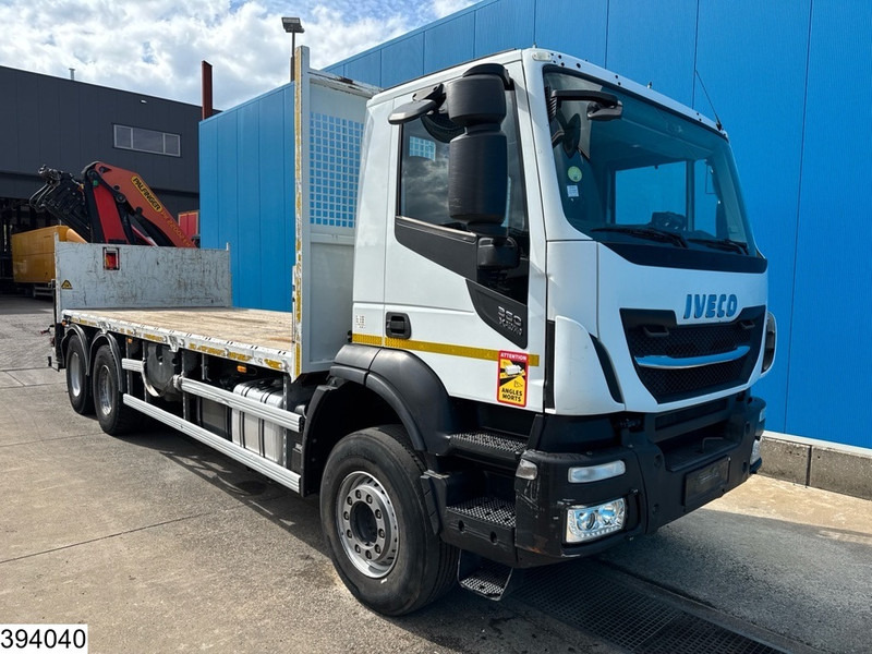 Iveco X-Way 360 6X4, EURO 6, Steel suspension, Palfinger - Camião de caixa aberta/ Plataforma, Caminhão grua: foto 3 Iveco X-Way 360 6X4, EURO 6, Steel suspension, Palfinger - Camião de caixa aberta/ Plataforma, Caminhão grua: foto 3