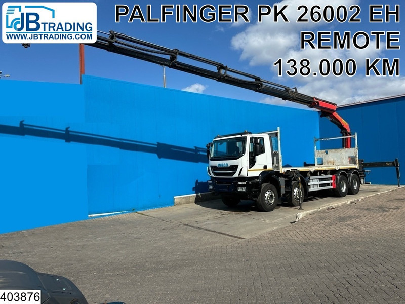 Iveco X-Way 360 8x4, EURO 6, Palfinger, Remote, Steel suspenion - Camião de caixa aberta/ Plataforma, Caminhão grua: foto 1 Iveco X-Way 360 8x4, EURO 6, Palfinger, Remote, Steel suspenion - Camião de caixa aberta/ Plataforma, Caminhão grua: foto 1