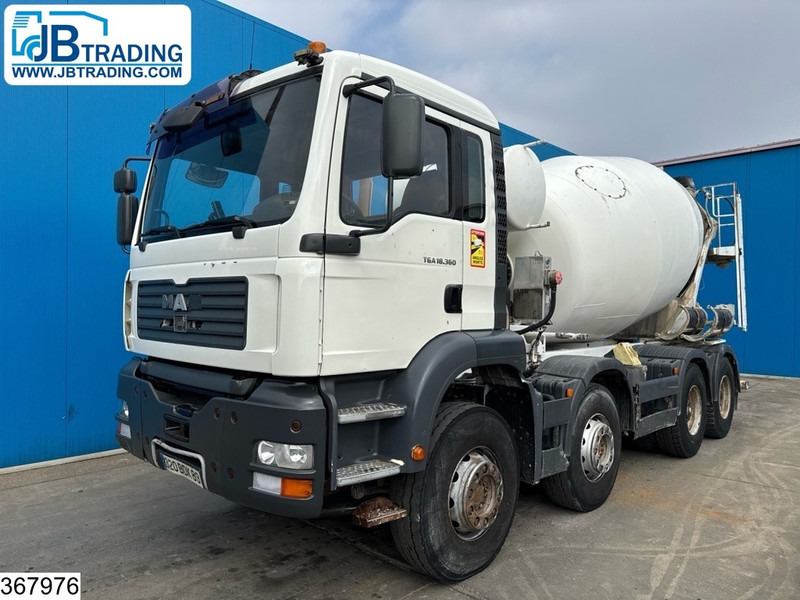 MAN TGA 32 360 8X4, Manual, Steel suspension, Stetter 9m3 - Caminhão betoneira: foto 1 MAN TGA 32 360 8X4, Manual, Steel suspension, Stetter 9m3 - Caminhão betoneira: foto 1