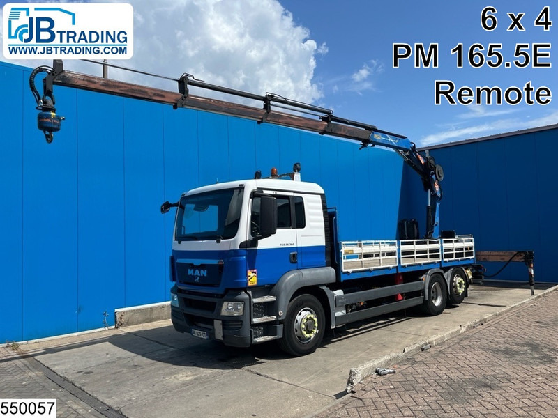 MAN TGS 26 360 6x4, EURO 5, PM, Remote, Hydrodrive - Camião de caixa aberta/ Plataforma, Caminhão grua: foto 1 MAN TGS 26 360 6x4, EURO 5, PM, Remote, Hydrodrive - Camião de caixa aberta/ Plataforma, Caminhão grua: foto 1