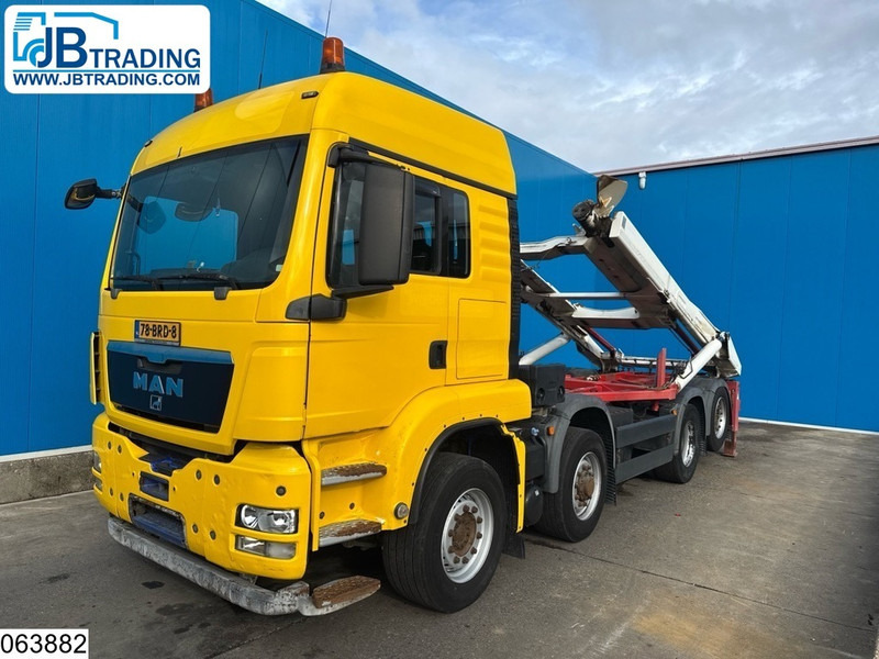 MAN TGS 34 480 8x2 / 8x4, EURO 5, Silosteller - Caminhão transportador de contêineres/ Caixa móvel: foto 1 MAN TGS 34 480 8x2 / 8x4, EURO 5, Silosteller - Caminhão transportador de contêineres/ Caixa móvel: foto 1