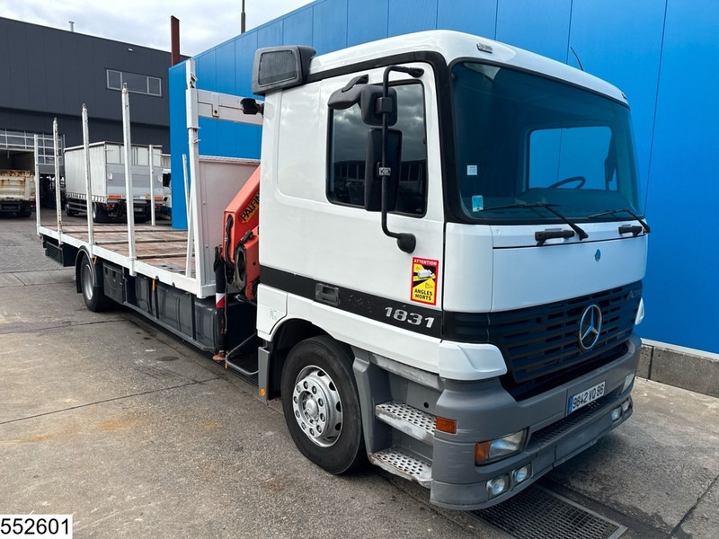 Mercedes-Benz Actros 1831 Palfinger, Remote, Manual - Camião de caixa aberta/ Plataforma, Caminhão grua: foto 3 Mercedes-Benz Actros 1831 Palfinger, Remote, Manual - Camião de caixa aberta/ Plataforma, Caminhão grua: foto 3